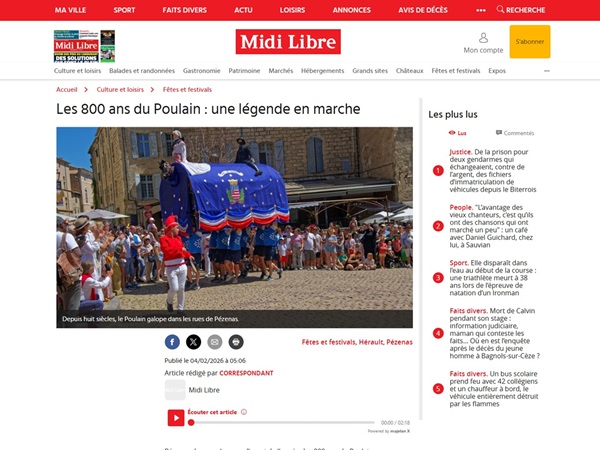 Aperçu de l'article Midi Libre