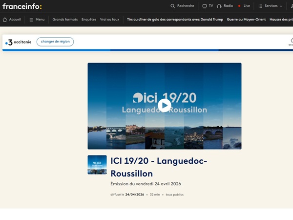 Aperçu de l'émission Ici 19-20 Languedoc-Roussillon