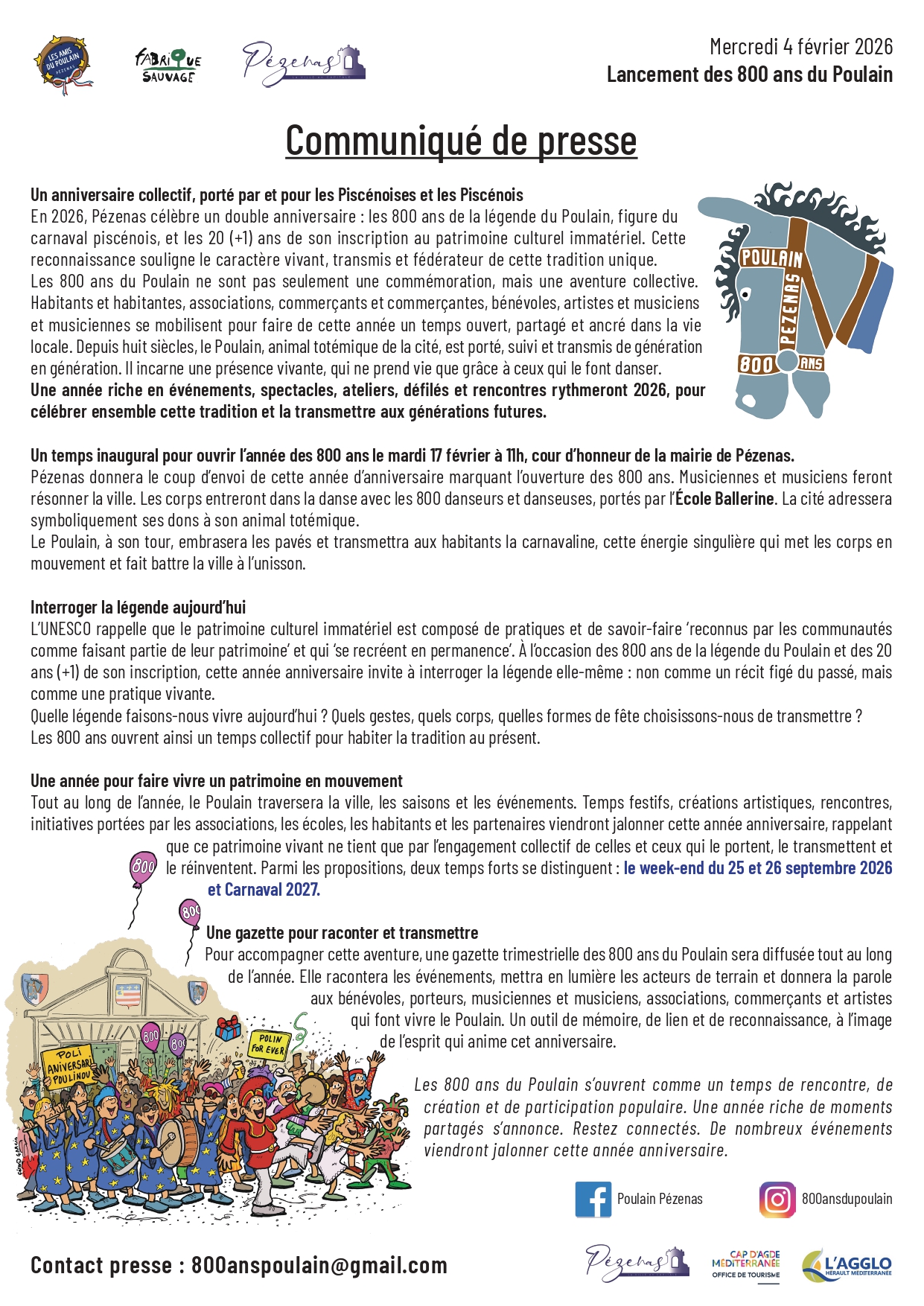 Communiqué de presse février 2026