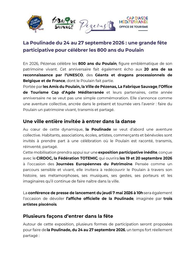 Communiqué de presse mai 2026