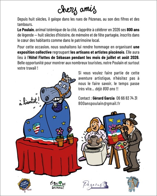 Vous êtes artiste ou artisan à Pézenas ?