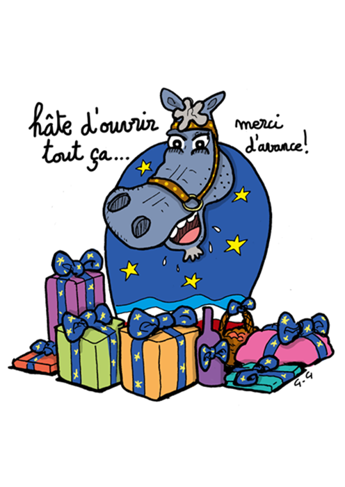 Faire un cadeau au Poulain